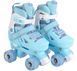 Дитячі ролики квади Best Roller 2251-43 М розсувні 34-38 синій із колесами, що світяться 635730 фото 1