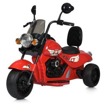 Дитячий електромотоцикл Bambi Racer M 5739EL-3 12V 2х35W Червоний 618093 фото