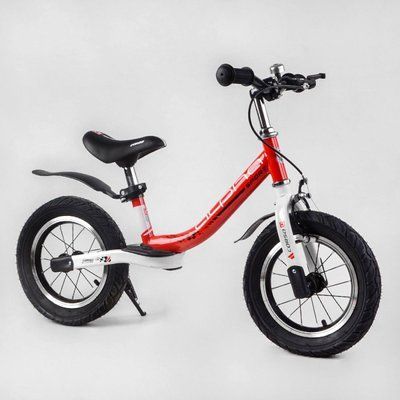 Велобіг від Corso Alpha Sport 24009, червоний, 12 дюймів, сталева рама, надувні колеса 476996 фото
