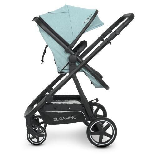 Коляска дитяча універсальна 2в1 El Camino ME 1069 Alliance Denim Ash Blue, блакитний 506979 фото