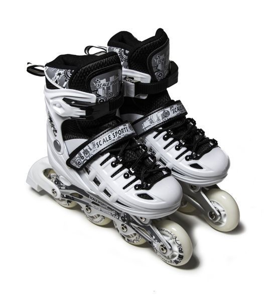 Розсувні ролики Scale Sports LF 905, розмір 29-33, Білі 2779 фото