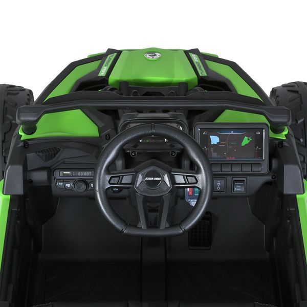 Дитячий електромобіль Bambi Racer Джип M 5099EBLR-5 24V зелений, 4 мотори 200W, EVA колеса, екошкіра 537134 фото