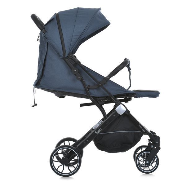 Детская коляска прогулочная Bambi M 5727 FLASH Blue синяя, книжка 531048 фото