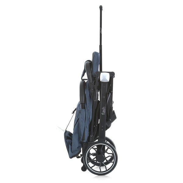 Детская коляска прогулочная Bambi M 5727 FLASH Blue синяя, книжка 531048 фото