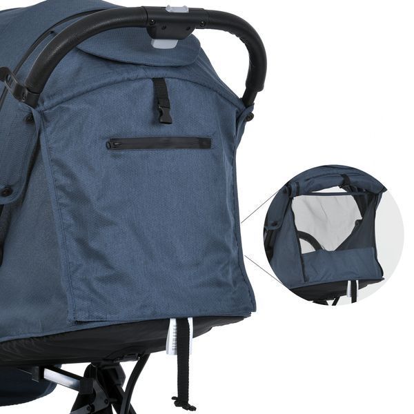 Детская коляска прогулочная Bambi M 5727 FLASH Blue синяя, книжка 531048 фото
