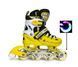 Детские роликовые коньки Scale Sports LF 905 раздвижные 29-33 желтый 2760 фото 4