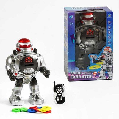 Робот на радиоуправлении WToys Галактик 18122, УКР. озвучка, свет, диски 601661 фото