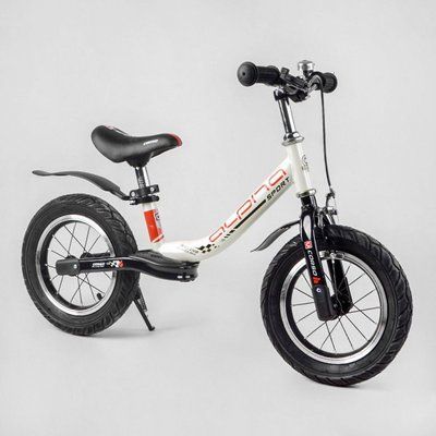 Велобіг від Corso Alpha Sport 57200, білий, 12 дюймів, сталева рама, надувні колеса 476997 фото