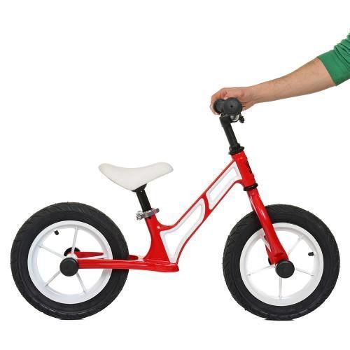 Детский велобег PROF1 KIDS HUMG1207A-2 магниевая рама 12" красный 506680 фото