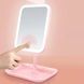 Зеркало для макияжа с LED подсветкой, от USB, LY-696 / Зеркало на ножке / Зеркало косметическое 551820 фото 3