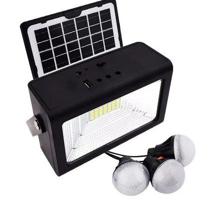 Многофункциональный фонарь Cclamp CL-03 PowerBank с солнечной батареей и тремя лампами 489700 фото