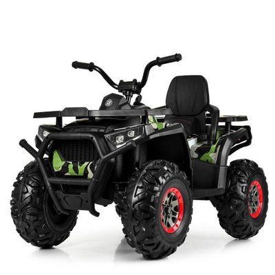 Квадроцикл детский M 4081EBLRS-18 на аккумуляторе 12V красный камуфляж 533262 фото