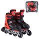 Розсувні ролики Best Roller 50607-L, розмір 38-42, чорно-червоні, світяться колеса 420440 фото 1