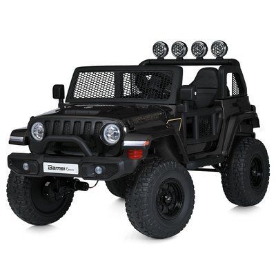 Дитячий електромобіль Bambi Racer Джип M 5780EBLRS-2 чорний 12V14Ah 4x35W EVA 537975 фото