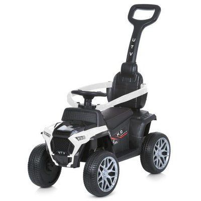 Детский квадроцикл Bambi Racer M 4803EL-1 6V 25W белый с родительской ручкой 533395 фото