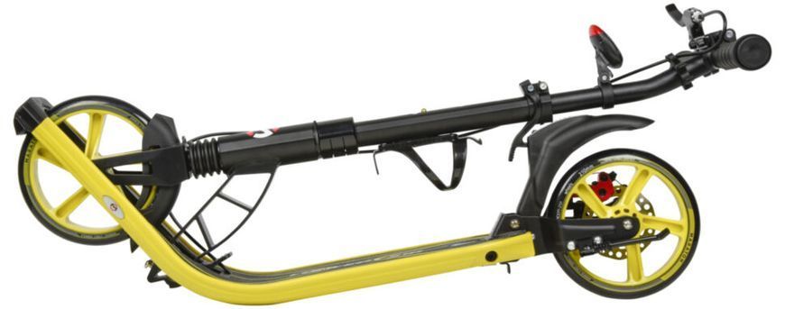 Самокат двухколесный Maraton Concept 210 c ручным тормозом Желтый 7294 фото