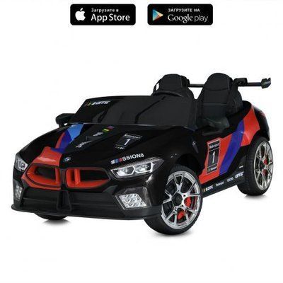 Дитячий електромобіль Bambi Racer M 5849EBLRS-2 24В двомісний чорний 618126 фото