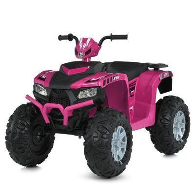 Дитячий квадроцикл Bambi Racer M 6060EL 2 місця 24V 2x35W Рожевий 619137 фото