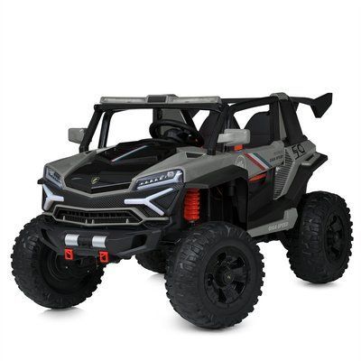 Дитячий електромобіль Bambi Racer Джип M 6024EBLR-11 (24V), сірий 621122 фото