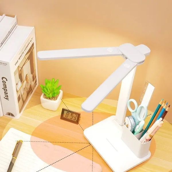 Лампа настольная DIGAD 866 (Сенсор) (15W) (3000-6000K) (Аккумулятор-18650 3000mAh) 546072 фото