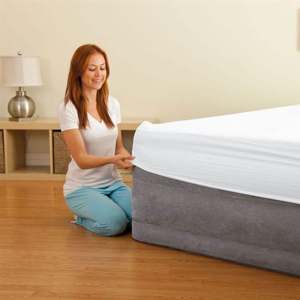 Надувне ліжко одномісне Intex 64412 з вбудованим електронасосом 220В, 191 x 99 x 46 см 445670 фото