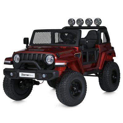Дитячий електромобіль Bambi Racer Джип M 5780EBLRS-3 червоний, 4 мотори 35W, акумулятор 12V14Ah, EVA колеса 538312 фото