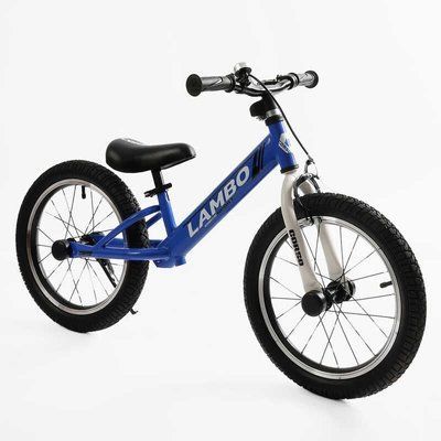 Беговел Corso LAMBO 16" синий 640542 фото