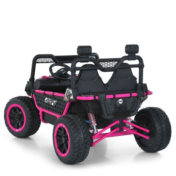 Дитячий джип Bambi Racer M 6208EBLR-8 24V 4x45W 2 місця рожевий 621822 фото