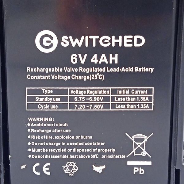 Аварийный светодиодный фонарь SWITCHED SWD-50003-BK с функцией Power Bank 491554 фото