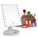 Косметическое настольное зеркало для макияжа с подсветкой 16 LED Touch Mirror белое 435933 фото 4