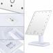 Косметическое настольное зеркало для макияжа с подсветкой 16 LED Touch Mirror белое 435933 фото 1
