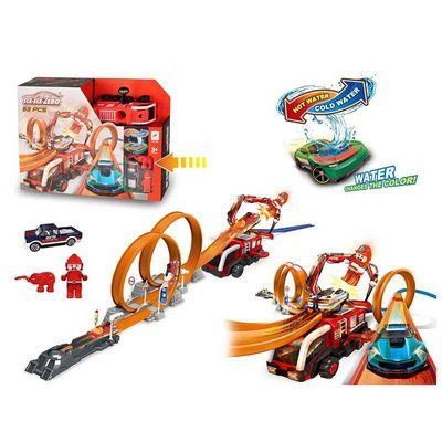 Игровой трек 660 A 98 с машинкой, фигуркой героя, запускателем и трюками 613319 фото