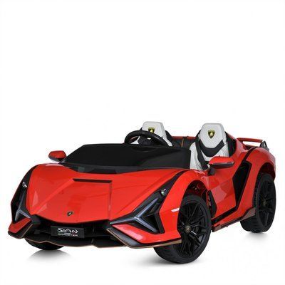 Детский электромобиль Bambi Racer M 5072EBLR-3 двухместный 12V 4x30W красный 533972 фото