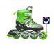 Дитячі роликові ковзани Happy Light Green розсувні 38-42 салатові із колесами, що світяться 2725 фото 3
