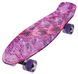 Penny Board Maraton 27 Розовый Космос, светящиеся колеса 442204 фото 1