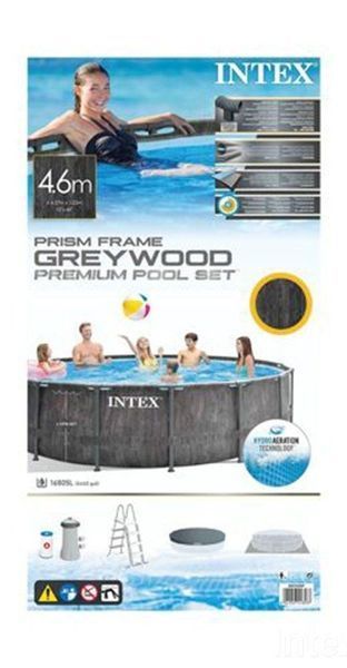 Бассейн каркасный Intex 26742, фильтр-насос в комплекте, круглый, 457х122 см 477494 фото