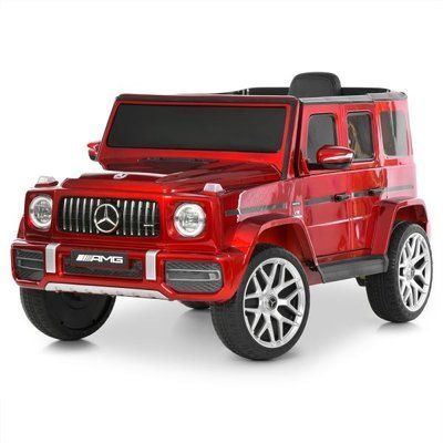 Дитячий електромобіль джип M 4214EBLRS-3 2&times;30W 12V7AH червоний 641543 фото