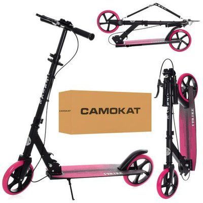 Детский самокат SR 2-049-1-BP, ручной тормоз, розовый 507062 фото