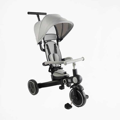 Детский Велосипед-коляска Трехколесный BestTrike BS-12-411 серый 587016 фото