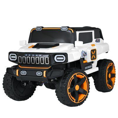 Дитячий електромобіль Bambi Racer Джип M 5822EBLR-1 24V білий 618104 фото