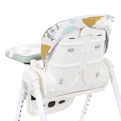 Стільчик для годування BAMBI M 5673-12, колеса, 8 положень по висоті, Блакитний 507857 фото