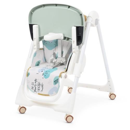 Стільчик для годування BAMBI M 5673-12, колеса, 8 положень по висоті, Блакитний 507857 фото