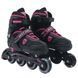 Розсувні ролики Best Roller 20233-S, розмір 31-34, рожеві колеса, що світяться. 468278 фото 1