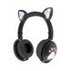 Беспроводные наушники с кошачьими ушками Cat BK9 Bluetooth, Черный 530667 фото 1