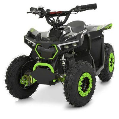 Детский электромобиль квадроцикл HB-FFG1000-2-5 1000W 36V12AH черно-зеленый 641566 фото