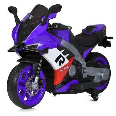 Дитячий мотоцикл Bambi Racer M 6013EL-9 24V 150W фіолетовий 618533 фото