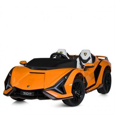 Детский электромобиль Bambi Racer M 5072EBLR-7 2 места 12V 4x30W Оранжевый 533975 фото
