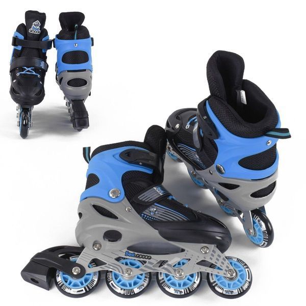 Ролики Best Roller 50077-М розмір 34-37 сині 420439 фото