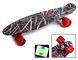 Penny Board "Red design" Светящиеся колеса! 6205 фото 1