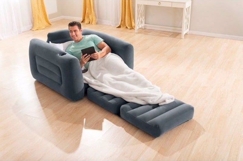 Надувное раскладное кресло INTEX 66551, 117х100х66 см 445417 фото